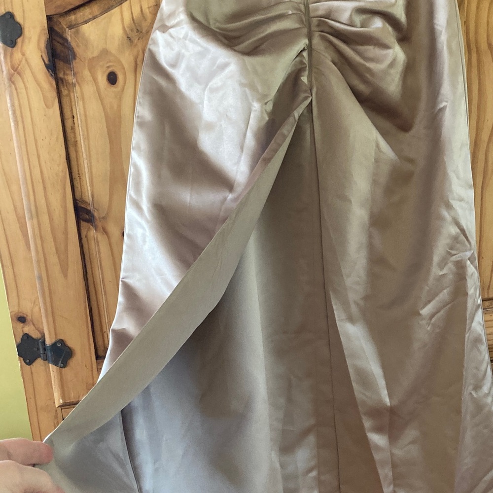 Women’s metallic gold full length dressy formal skirt size 22 - Picture 4 of 8